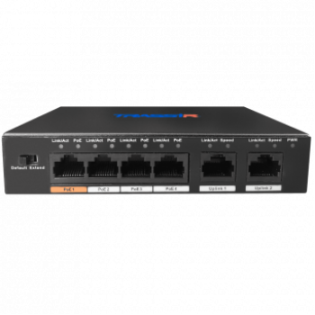 PoE-коммутатор TRASSIR TR-NS1006-60-4POE v2