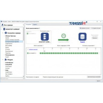 Программное обеспечение TRASSIR NetSync для синхронизации архивов видеорегистраторов TRASSIR