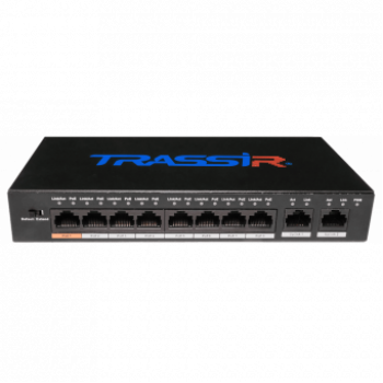 PoE-коммутатор TRASSIR TR-NS1010-96-8POE v2